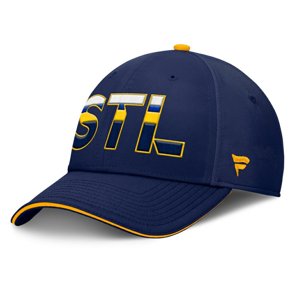 St. Louis Blues Fanatics Authentic Pro Rink Team Code Flex Hat Discount