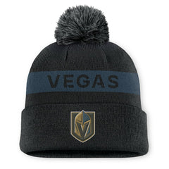 Vegas Golden Knights Fanatics Women's Authentic Pro Rink Cuffed Knit Hat with Pom Sale