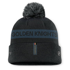 Vegas Golden Knights Fanatics Women's Authentic Pro Rink Cuffed Knit Hat with Pom Sale