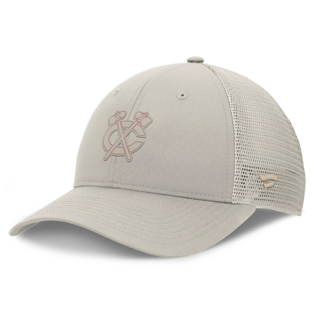 Chicago Blackhawks Fanatics Women's Authentic Pro Road Trucker Adjustable Hat For Sale