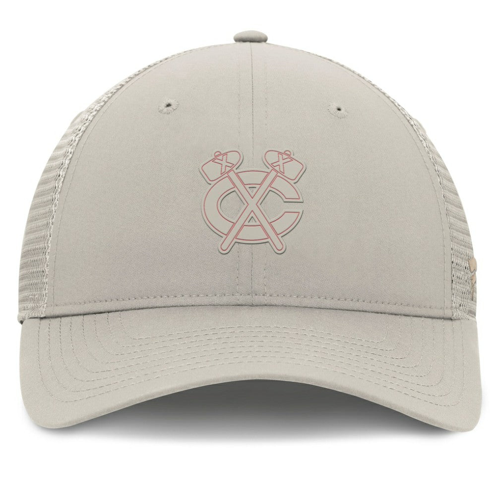 Chicago Blackhawks Fanatics Women's Authentic Pro Road Trucker Adjustable Hat For Sale