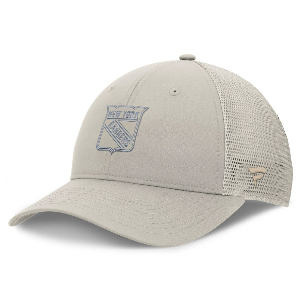 New York Rangers Fanatics Women's Authentic Pro Road Trucker Adjustable Hat Outlet