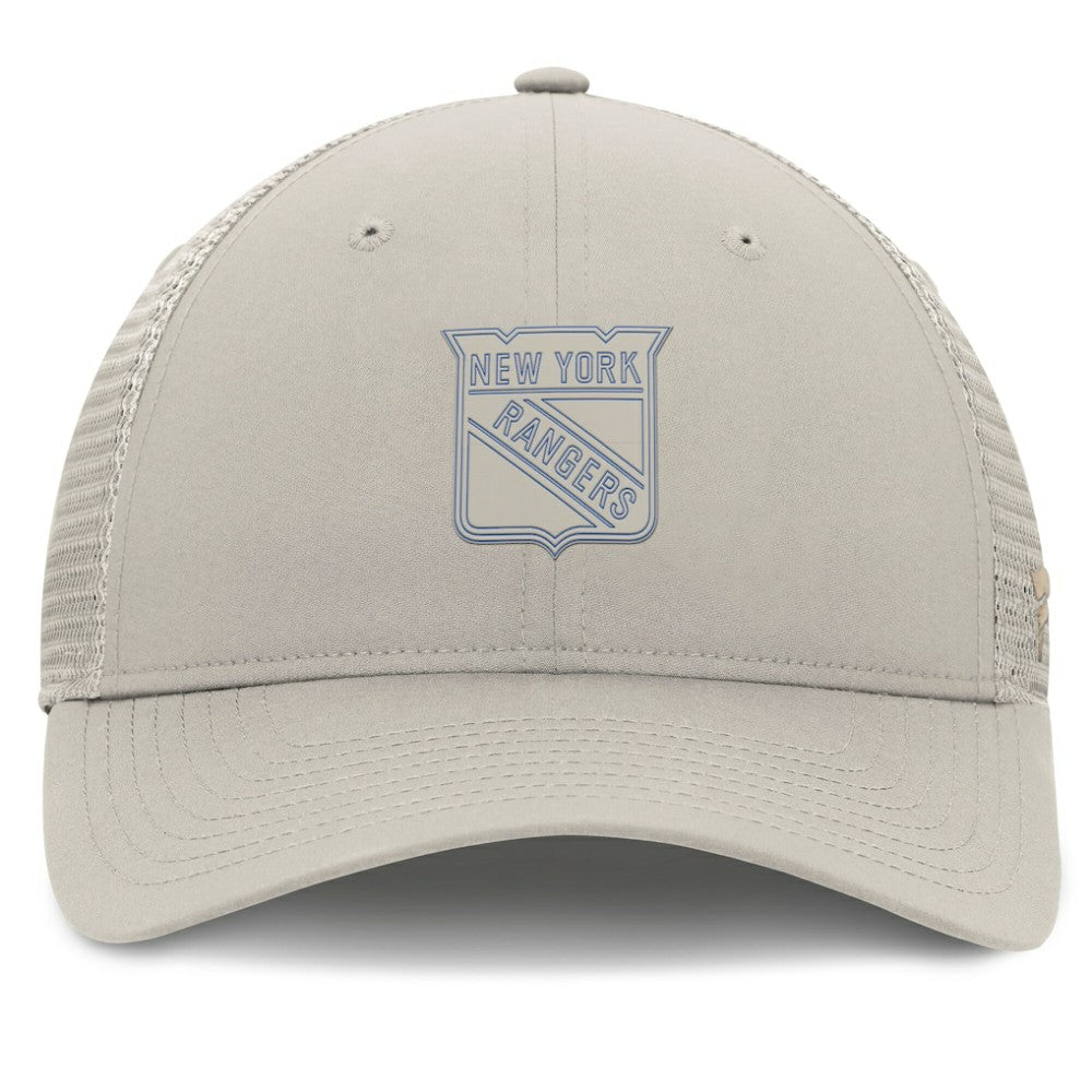 New York Rangers Fanatics Women's Authentic Pro Road Trucker Adjustable Hat Outlet