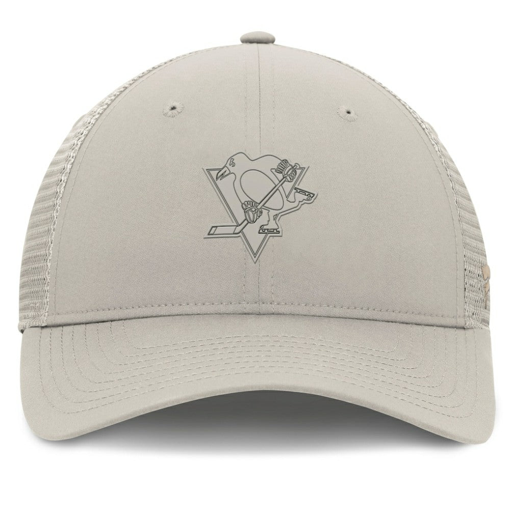 Pittsburgh Penguins Fanatics Women's Authentic Pro Road Trucker Adjustable Hat Sale