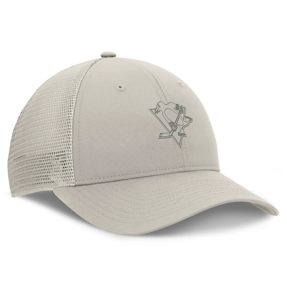 Pittsburgh Penguins Fanatics Women's Authentic Pro Road Trucker Adjustable Hat Sale