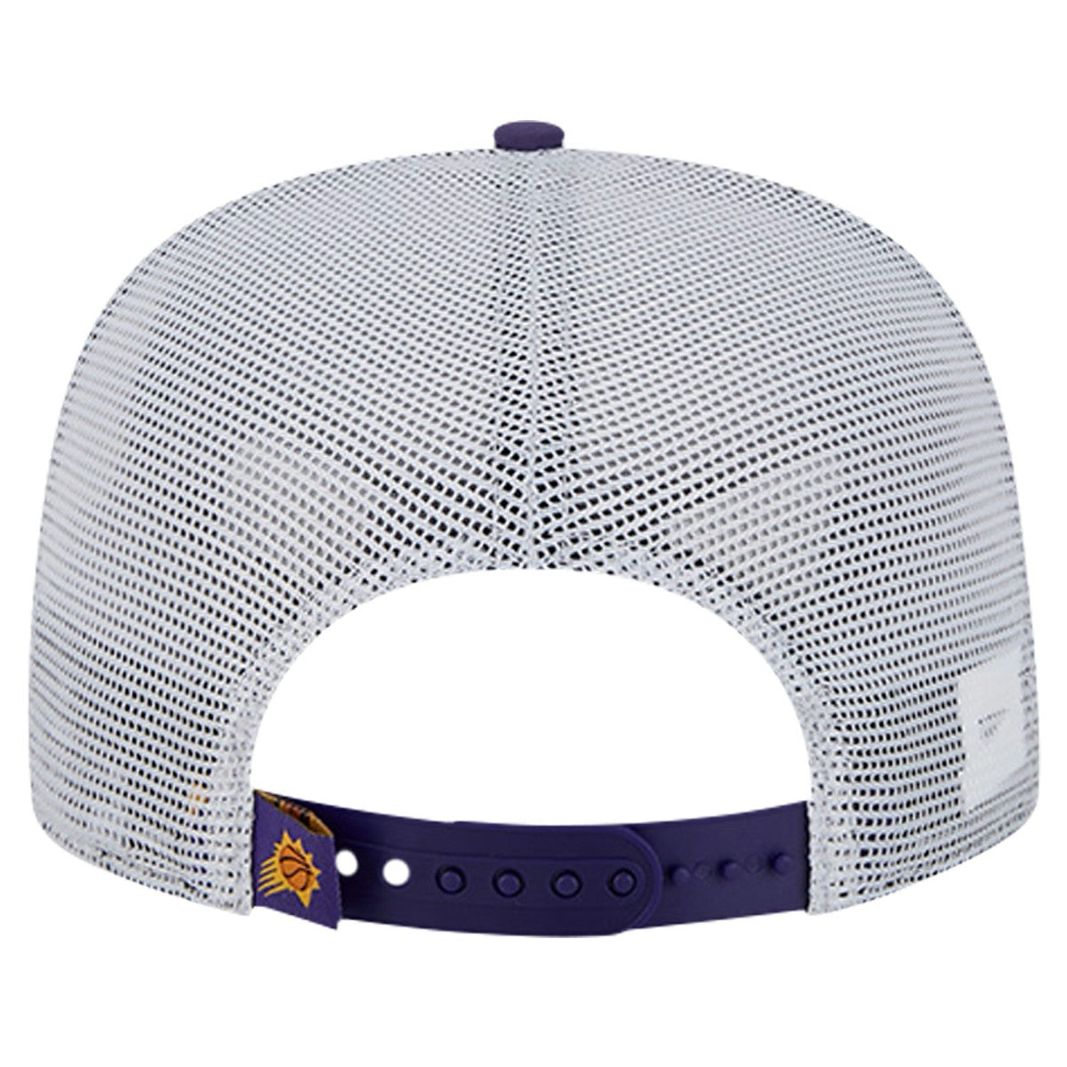 Phoenix Suns Puff Print Team Code A-Frame 9FIFTY Trucker Snapback Hat Online