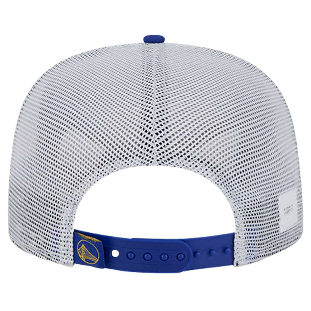 Golden State Warriors Puff Print Team Code A-Frame 9FIFTY Trucker Snapback Hat sale Outlet