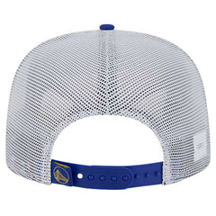 Golden State Warriors Puff Print Team Code A-Frame 9FIFTY Trucker Snapback Hat sale Outlet