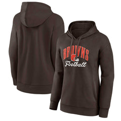 Cleveland Browns Fanatics Women's Victory Script Pullover Hoodie
