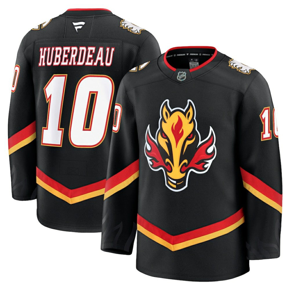 Jonathan Huberdeau Calgary Flames Fanatics Alternate Premium Jersey On Sale