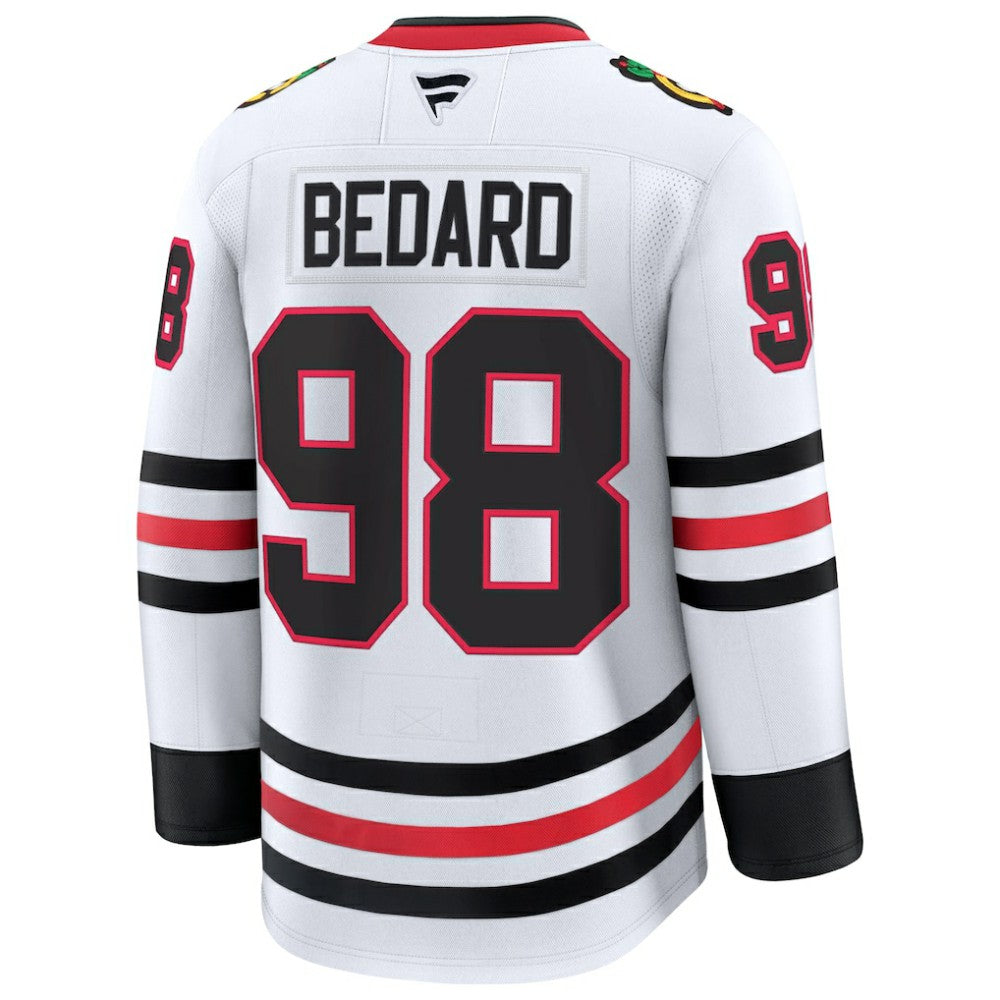 Connor Bedard Chicago Blackhawks Fanatics Away Premium Jersey Outlet