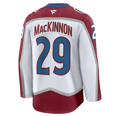 Nathan MacKinnon Colorado Avalanche Fanatics Away Premium Jersey Sale