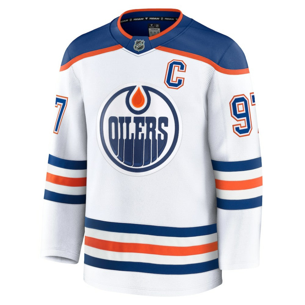 Connor McDavid Edmonton Oilers Fanatics Away Premium Jersey For Sale
