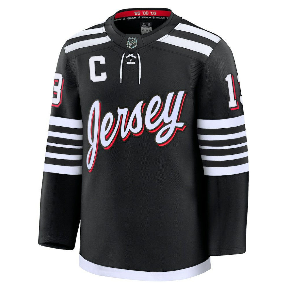 Nico Hischier New Jersey Devils Fanatics Alternate Premium Jersey On Sale