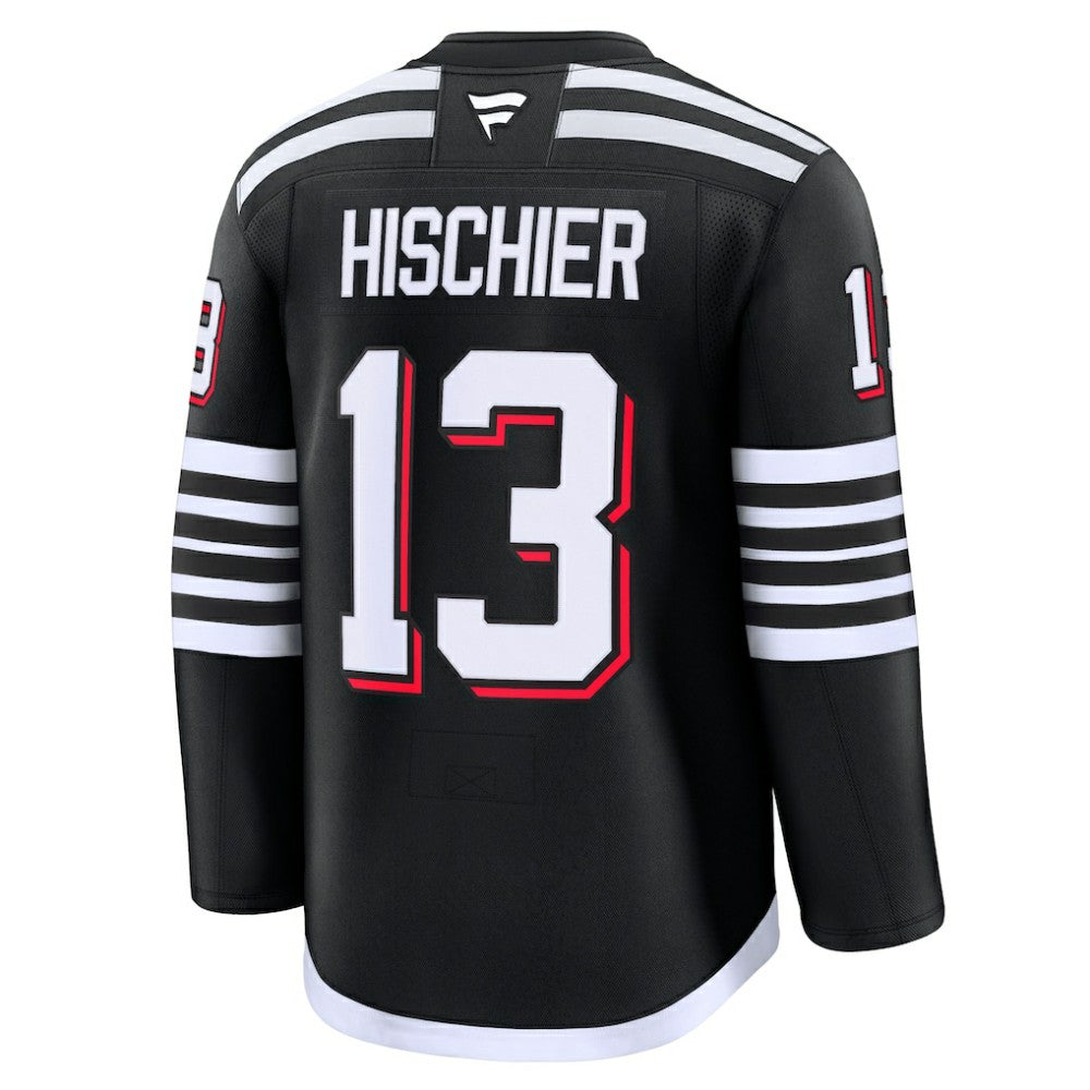 Nico Hischier New Jersey Devils Fanatics Alternate Premium Jersey On Sale
