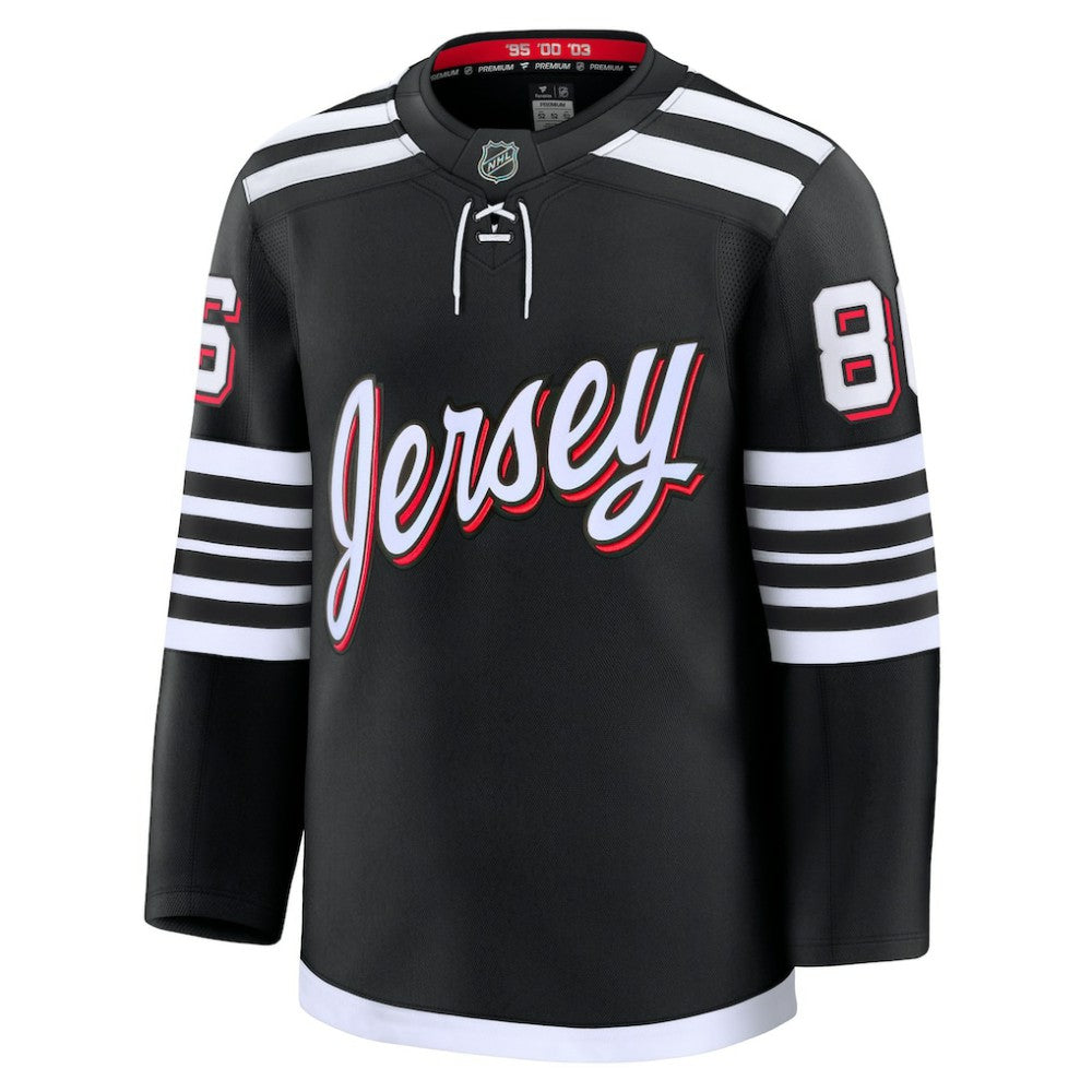Jack Hughes New Jersey Devils Fanatics Alternate Premium Jersey Outlet