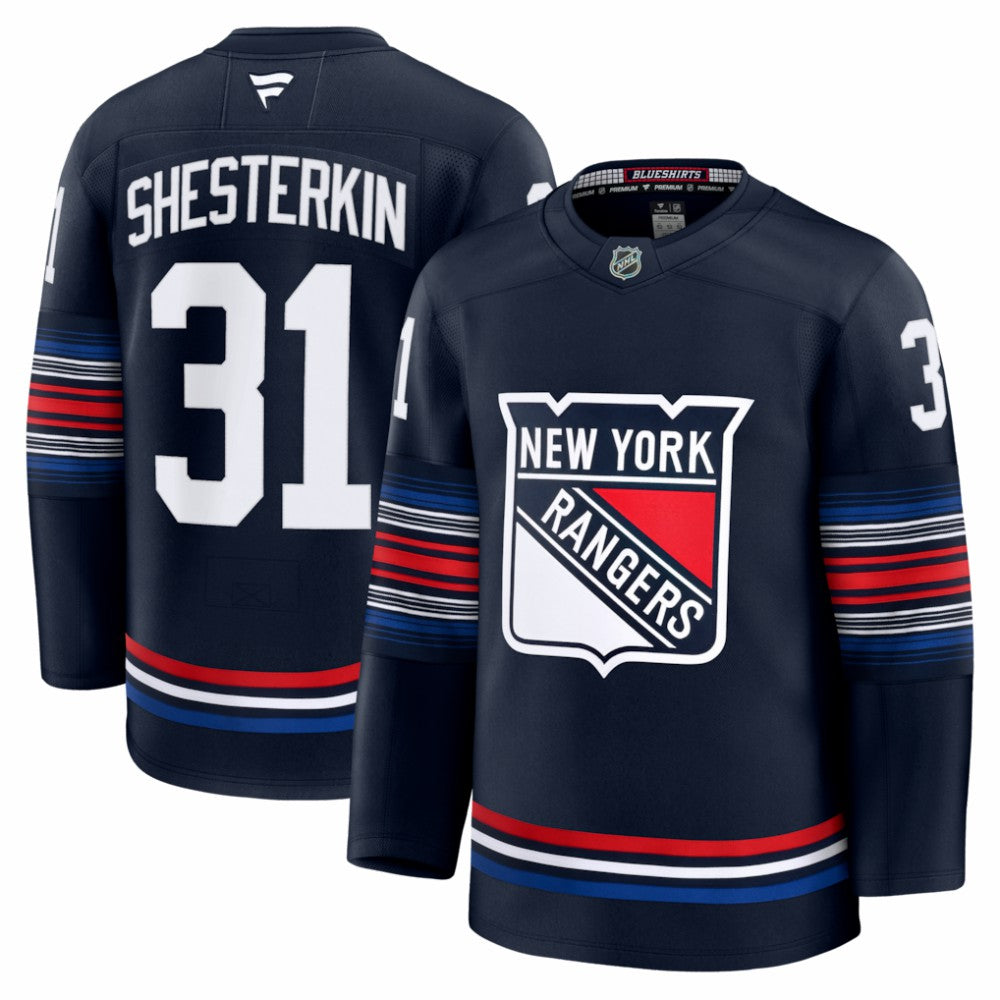 Igor Shesterkin New York Rangers Fanatics Alternate Premium Jersey Discount