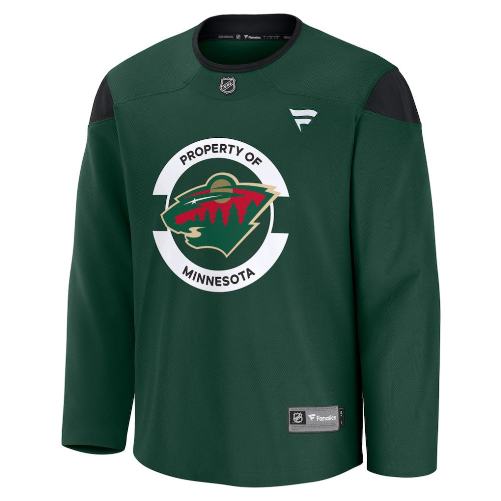 Minnesota Wild Fanatics Practice Jersey On Sale