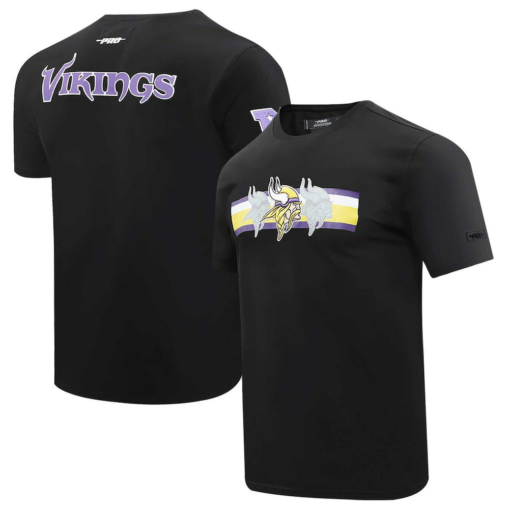 Minnesota Vikings  Pro Standard Retro Striper T-Shirt
