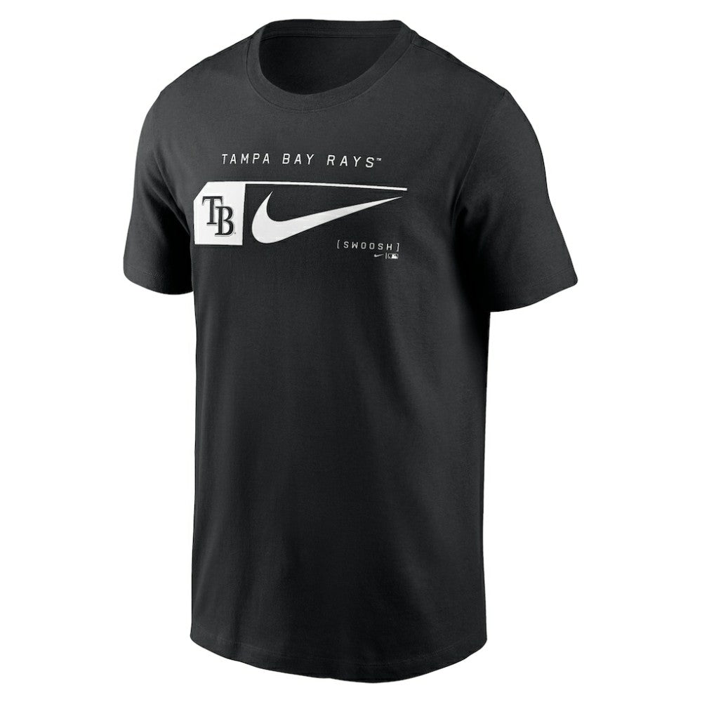 Tampa Bay Rays Nike Fashion Graphic Swoosh T-Shirt | MLB New