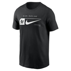 Miami Marlins Nike Fashion Graphic Swoosh T-Shirt | MLB On Sale