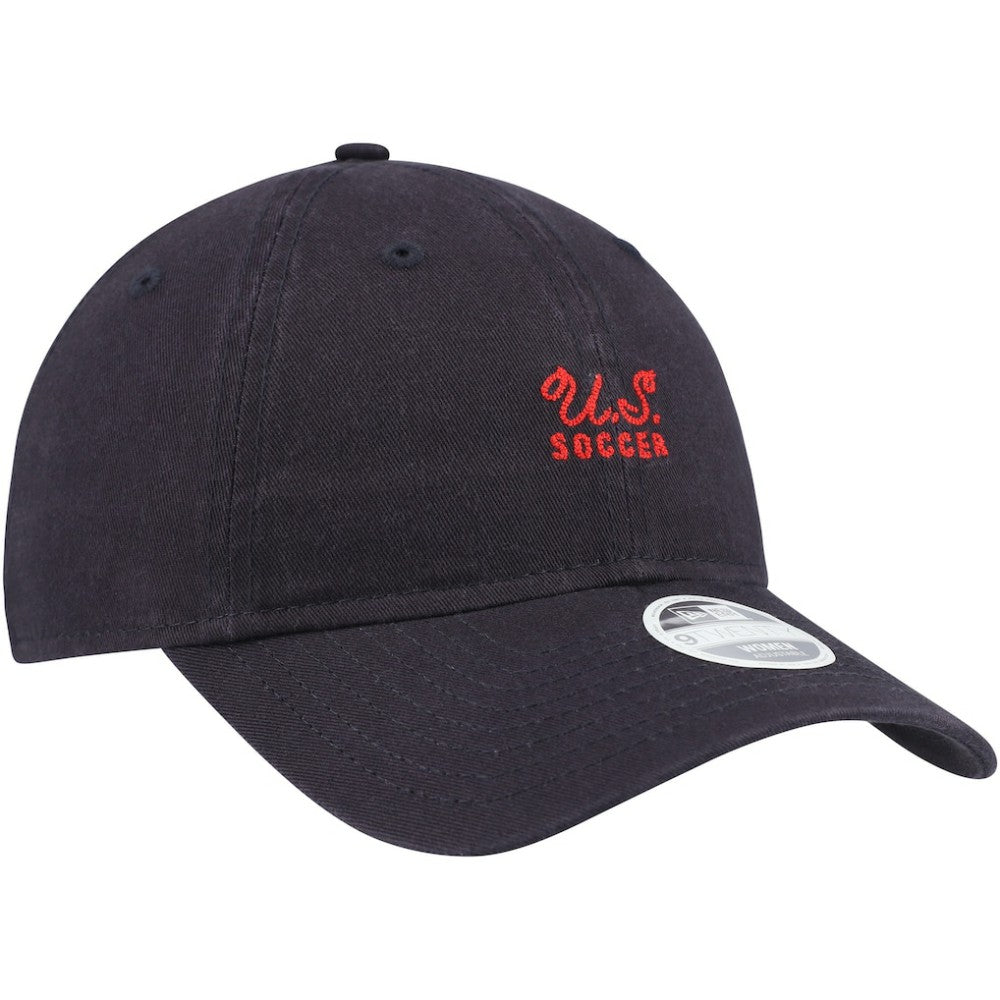 USWNT New Era Women's Throwback 9TWENTY Adjustable Hat Navy - New Era