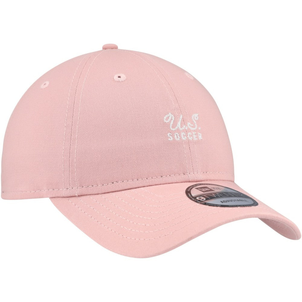 USMNT New Era Women's Throwback 9TWENTY Adjustable Hat Pink - New Era