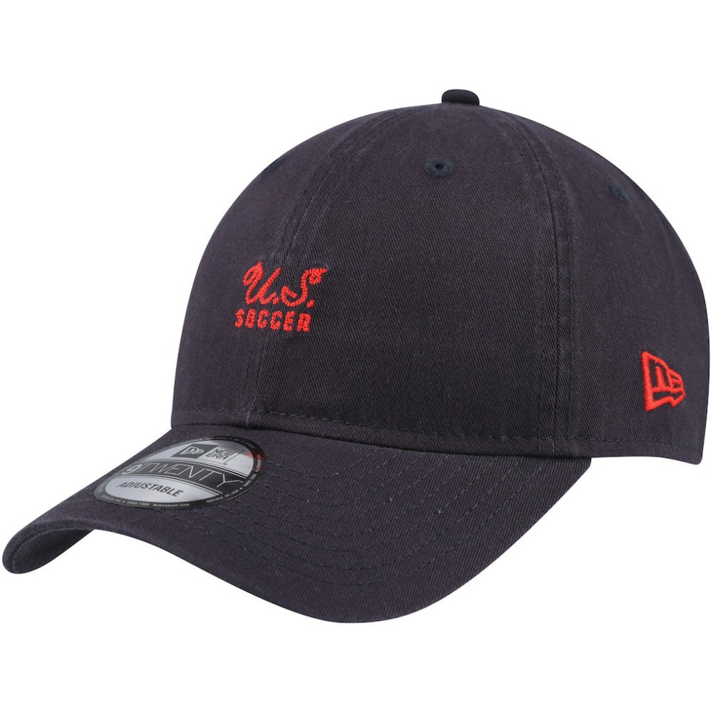 USMNT New Era Women's Throwback 9TWENTY Adjustable Hat Navy - New Era
