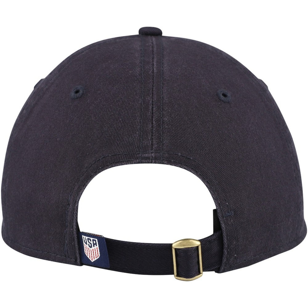 USMNT New Era Women's Throwback 9TWENTY Adjustable Hat Navy - New Era