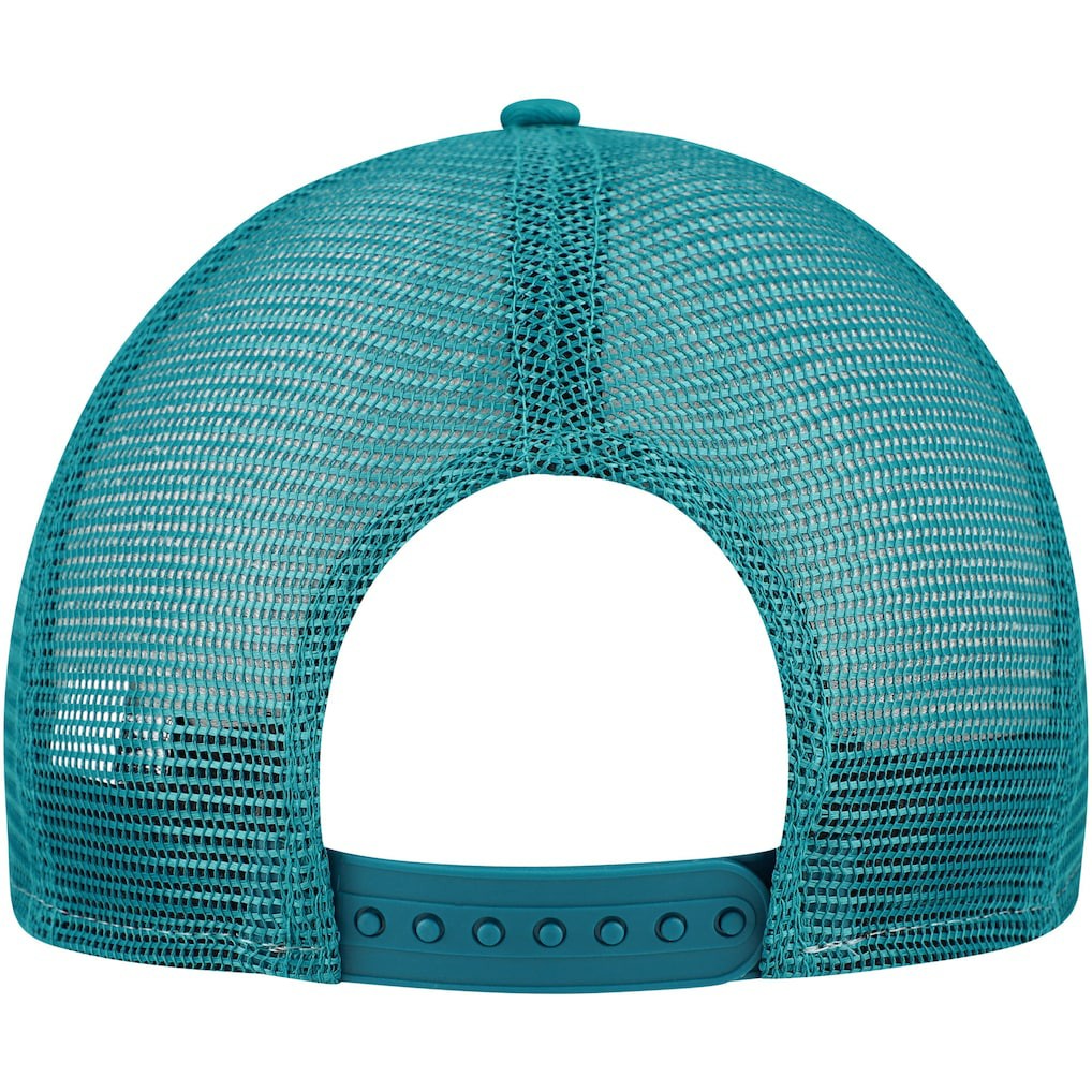 Jacksonville Jaguars New Era Half Stripe Trucker A-Frame 9FIFTY Snapback Hat