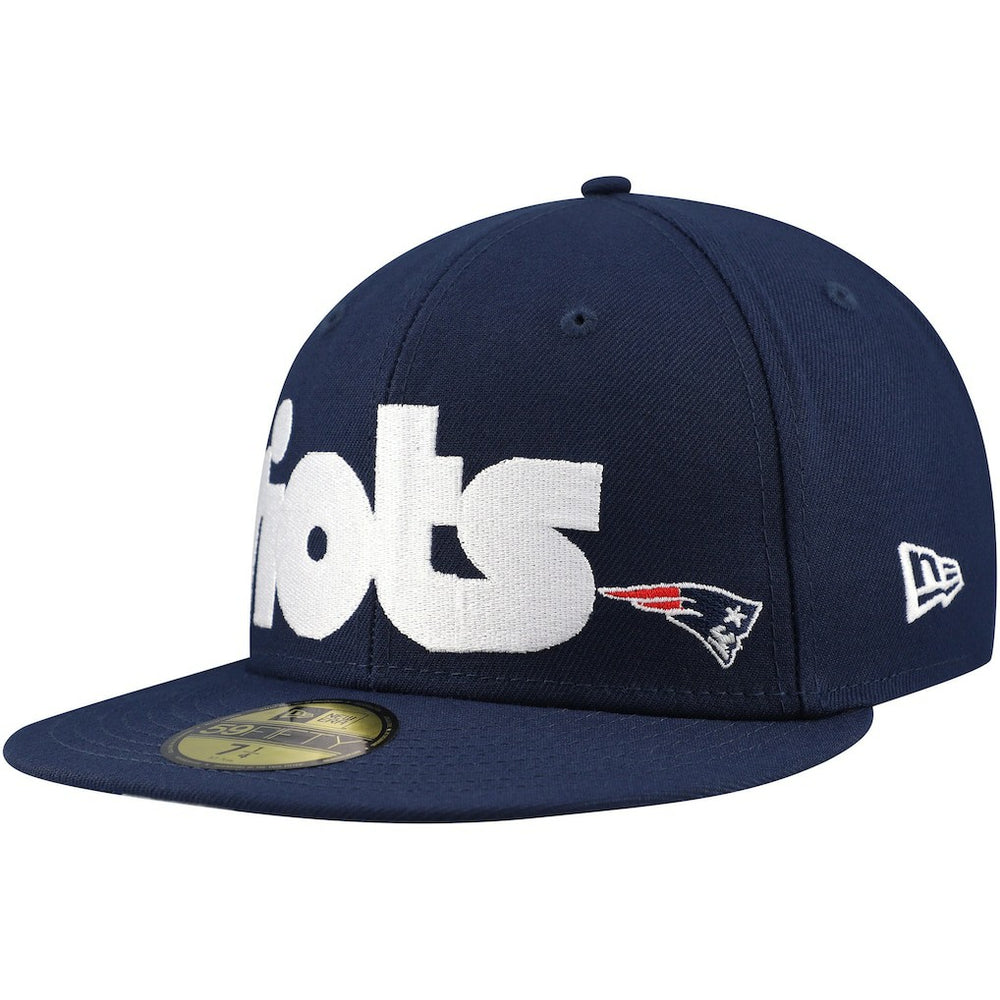 New England Patriots New Era Checkered Undervisor 59FIFTY Fitted Hat