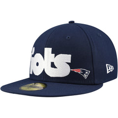 New England Patriots New Era Checkered Undervisor 59FIFTY Fitted Hat