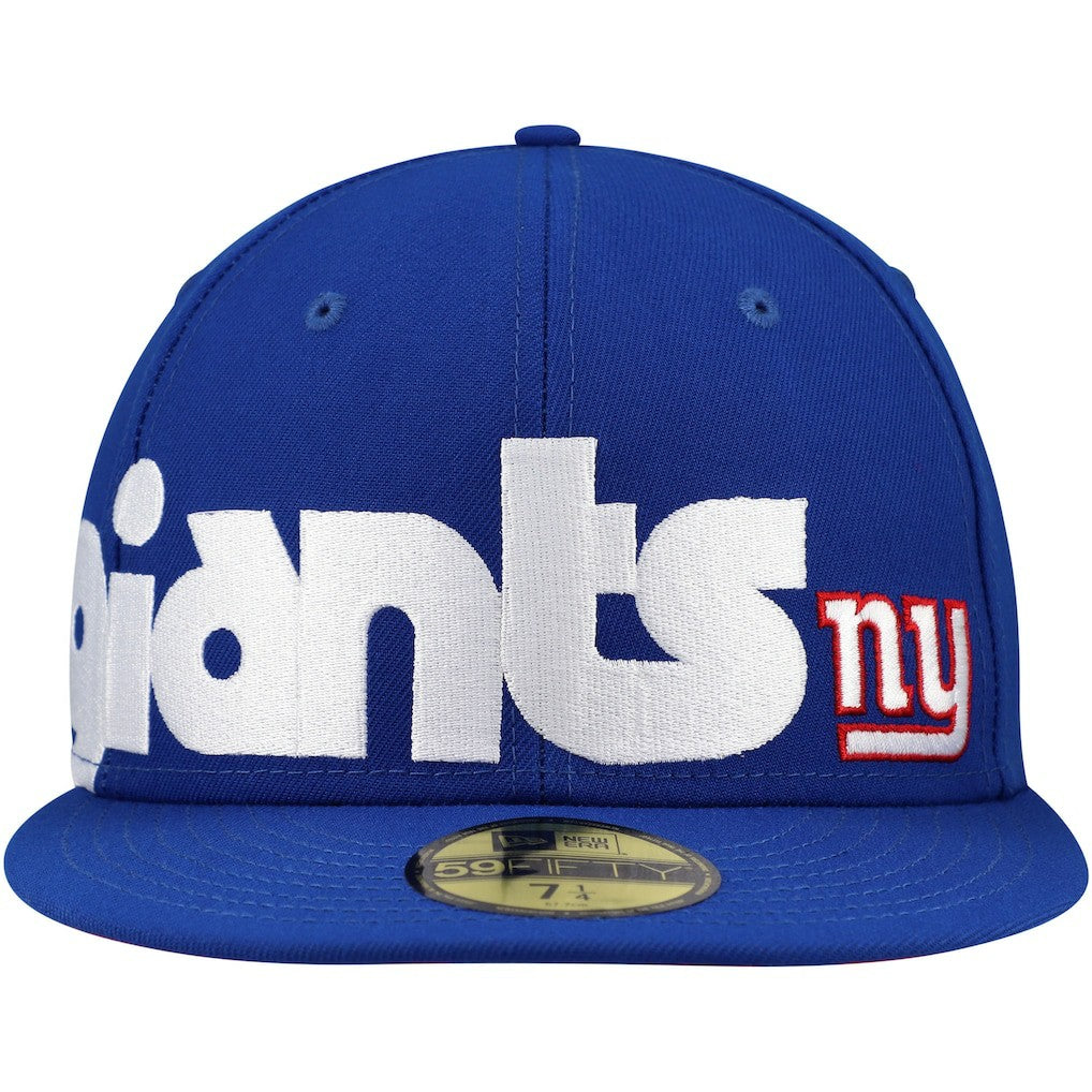 New York Giants New Era Checkered Undervisor 59FIFTY Fitted Hat