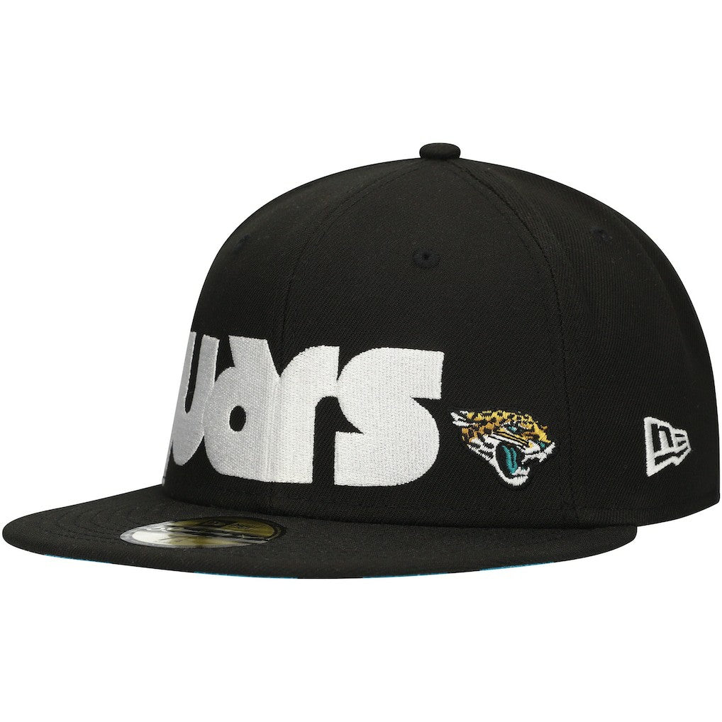 Jacksonville Jaguars New Era Checkered Undervisor 59FIFTY Fitted Hat