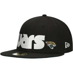 Jacksonville Jaguars New Era Checkered Undervisor 59FIFTY Fitted Hat