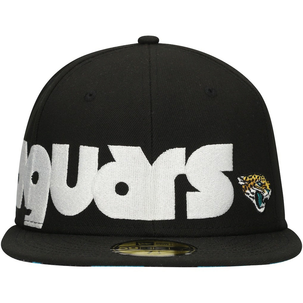 Jacksonville Jaguars New Era Checkered Undervisor 59FIFTY Fitted Hat
