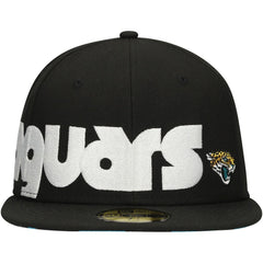Jacksonville Jaguars New Era Checkered Undervisor 59FIFTY Fitted Hat