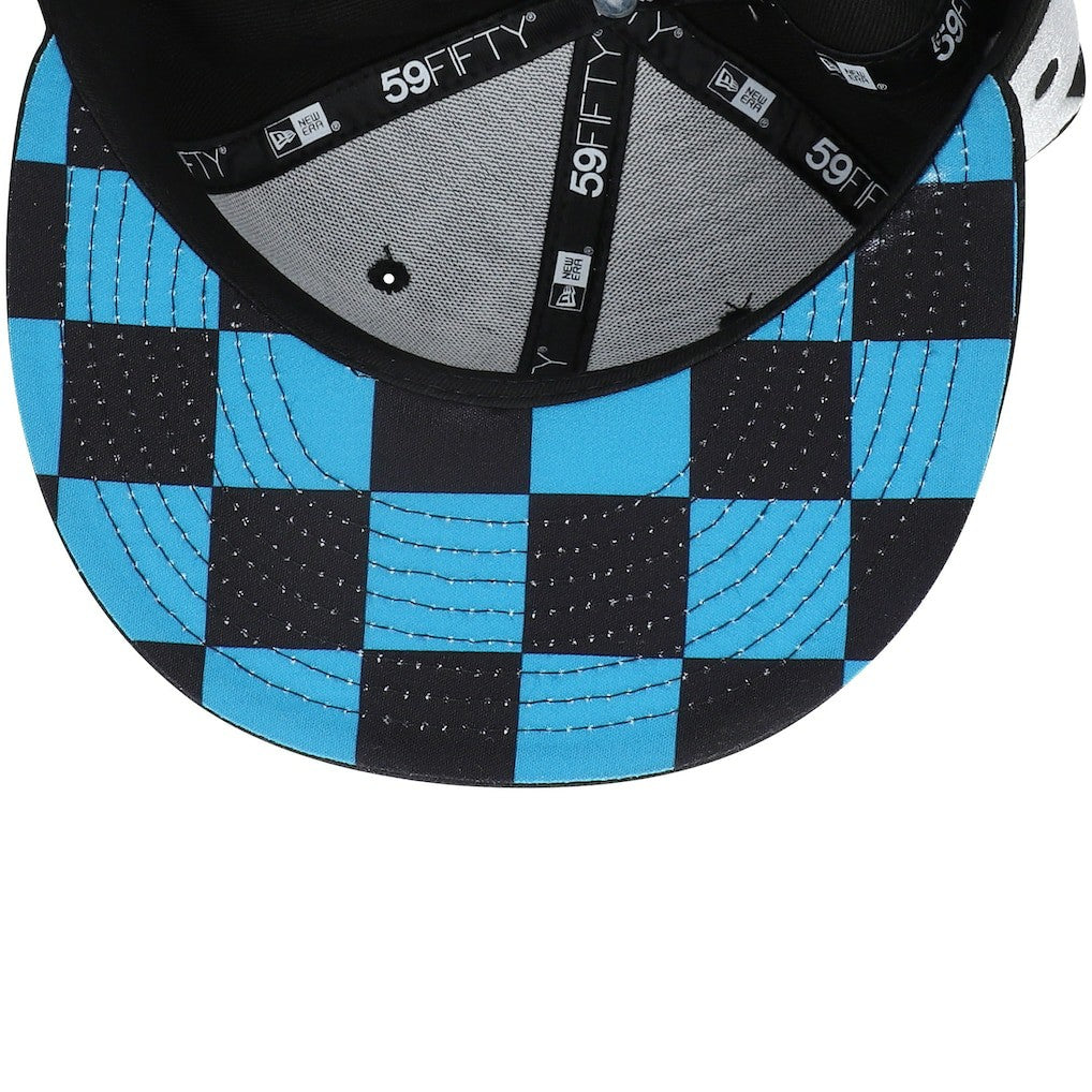 Jacksonville Jaguars New Era Checkered Undervisor 59FIFTY Fitted Hat