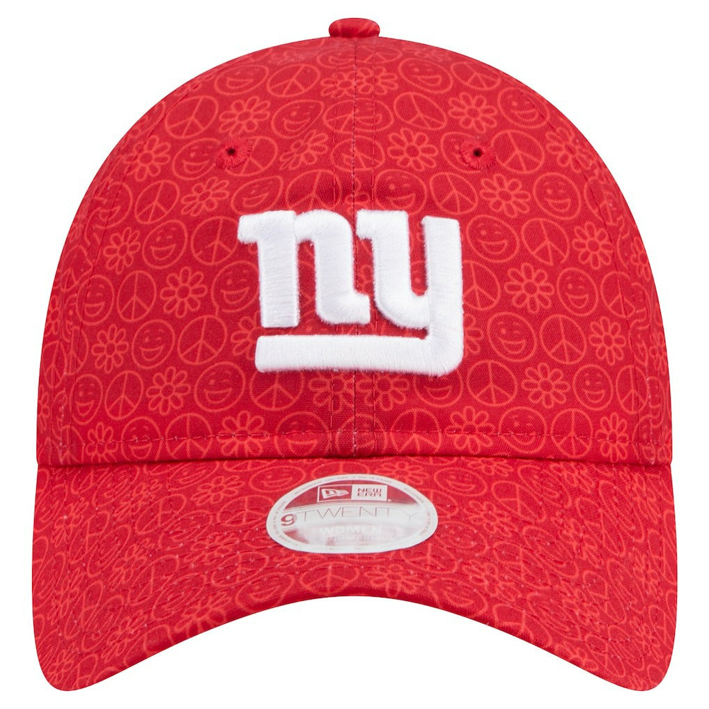 New York Giants New Era Women's Smiley 9TWENTY Adjustable Hat