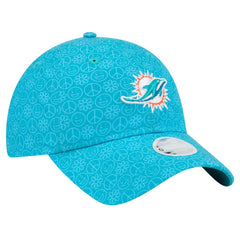 Miami Dolphins New Era Women's Smiley 9TWENTY Adjustable Hat