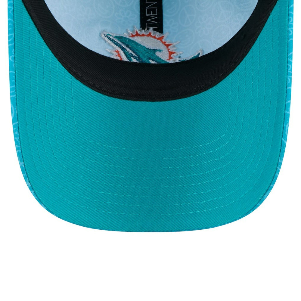 Miami Dolphins New Era Women's Smiley 9TWENTY Adjustable Hat