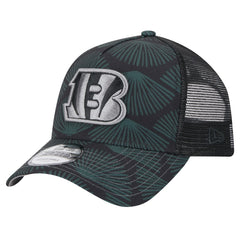 Cincinnati Bengals New Era Agave Trucker 9FORTY Adjustable Hat