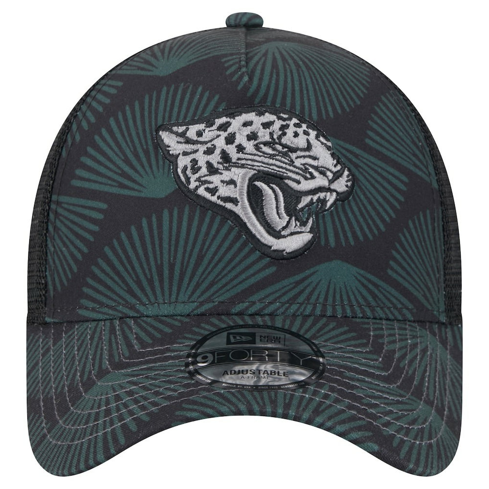 Jacksonville Jaguars New Era Agave Trucker 9FORTY Adjustable Hat