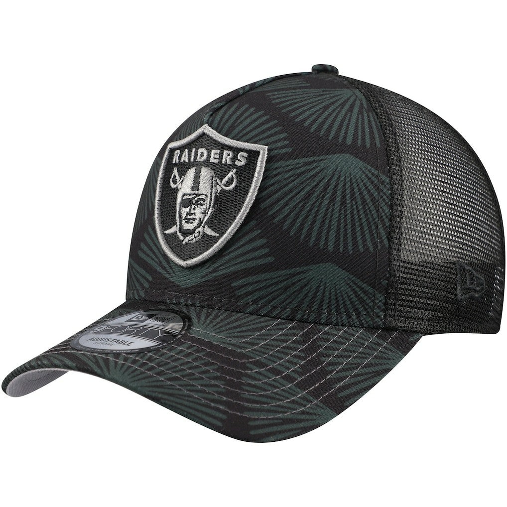 Las Vegas Raiders New Era Agave Trucker 9FORTY Adjustable Hat