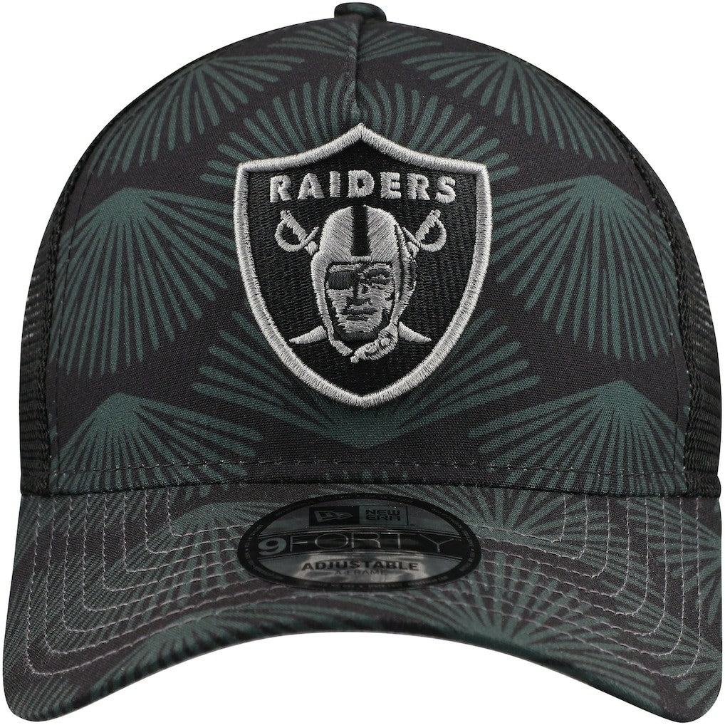 Las Vegas Raiders New Era Agave Trucker 9FORTY Adjustable Hat