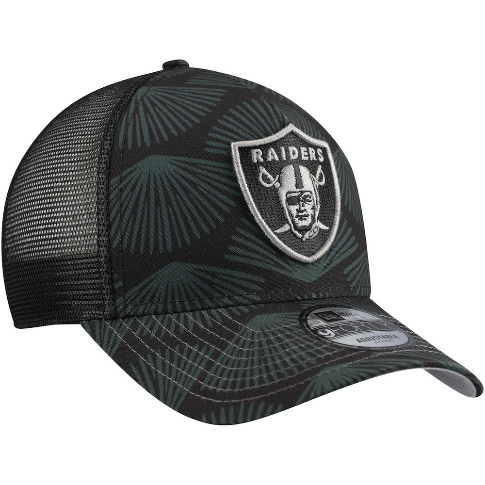 Las Vegas Raiders New Era Agave Trucker 9FORTY Adjustable Hat