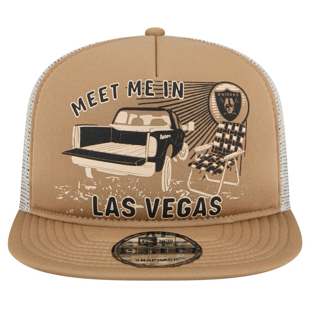 Las Vegas Raiders New Era Meet Me 9FIFTY Snapback Hat