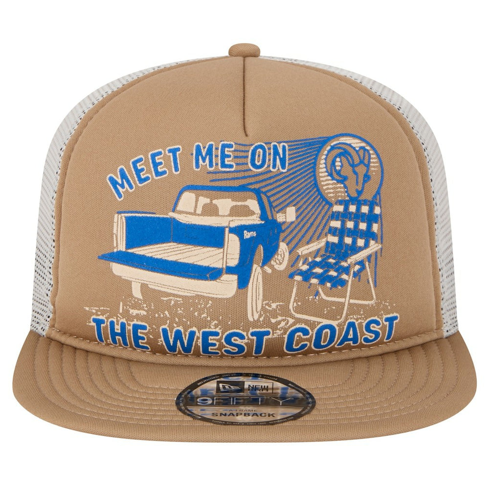 Los Angeles Rams New Era Meet Me 9FIFTY Snapback Hat