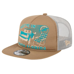 Miami Dolphins New Era Meet Me 9FIFTY Snapback Hat