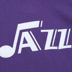 Utah Jazz Hardwood Classics Nights Raglan Pullover Hoodie New